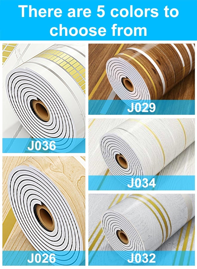 نوايوو ألواح جدارية فاخرة ثلاثية الأبعاد، مقاس 23.6 بوصة × 118 بوصة، ألواح جدارية مقاومة للماء، سهلة اللصق، ورق جدران ذاتي اللصق لتزيين الجدران، مناسبة لغرفة المعيشة، غرفة النوم، المكتب، جدار خلفية التلفزيون (J034) - Image 3